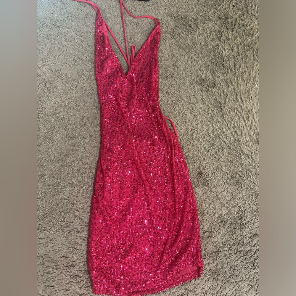 “Let’s go Party” Barbie Collection Dress- Hot Pink